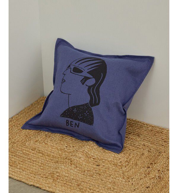 SALON adam et rope'「【Camille de Cussac by SALON】アートリネンクッションカバー」|クッション・クッションカバー|
