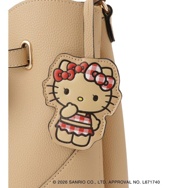 VIS「【HELLO KITTY&times;VIS】日焼けデザイン ハローキティハートカットバッグ」|ショルダー・メッセンジャー|