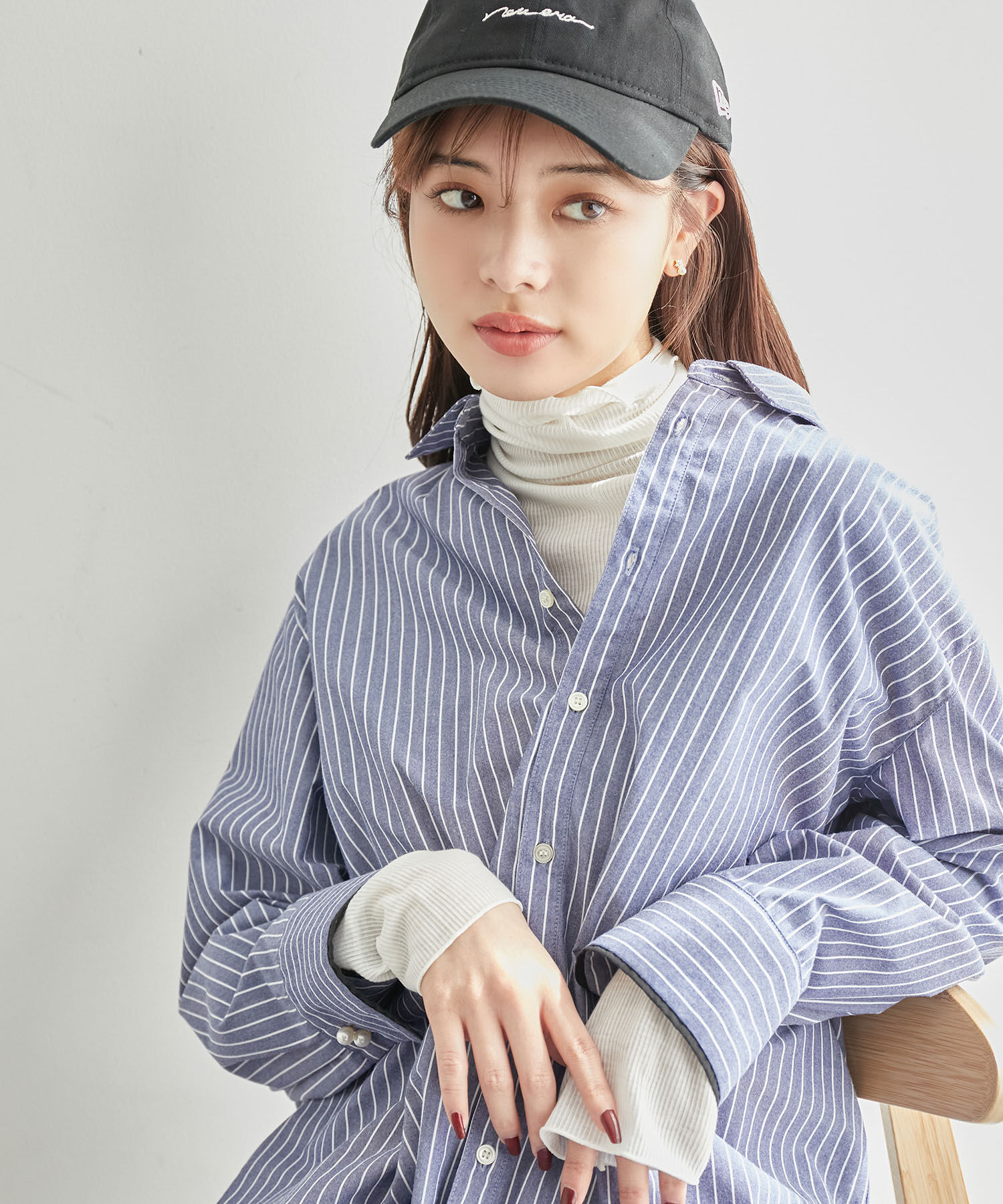 Rope&rsquo;Picnic「【WEB限定カラー: ライトグレー,イエロー】シアーカットタートル」|Tシャツ・カットソー|