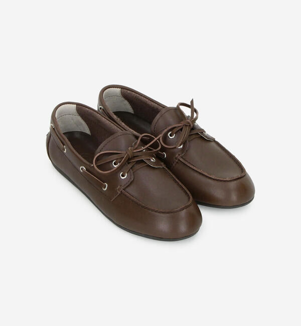 ORCIVAL「ORCIVAL | レザー モカシンシューズ WOMEN」|ビジネス・ドレスシューズ|BROWN