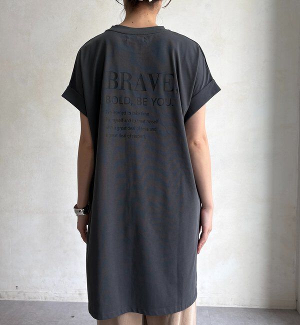  「バックロゴチュニックTEE」|Tシャツ・カットソー|