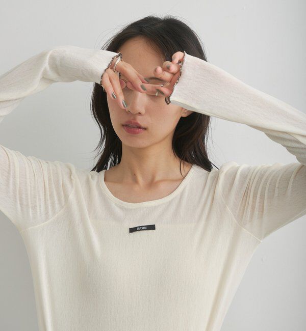  「【花柄&無地】ニュアンスブルームトップス」|Tシャツ・カットソー|