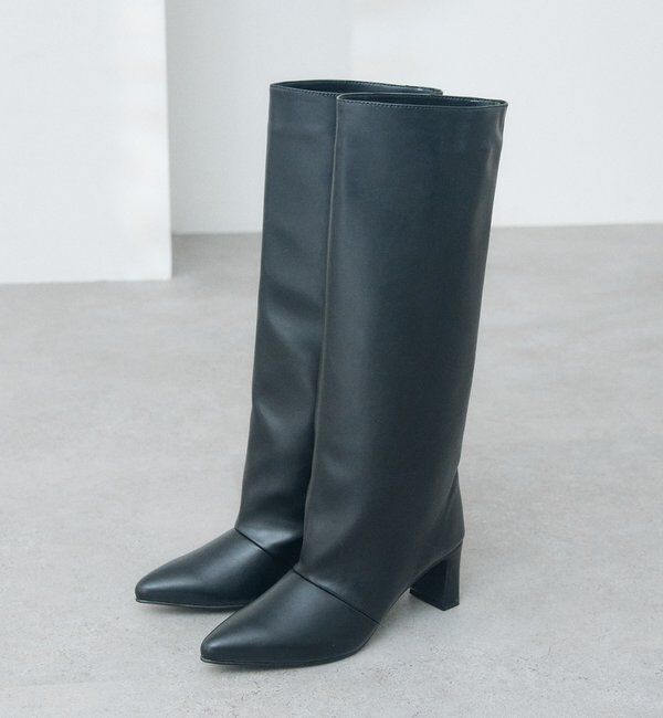  「【3サイズ展開】フラッフィーロングブーツ」|その他|
