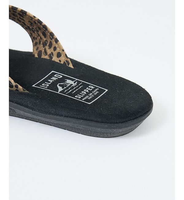 ABAHOUSE「【ISLAND SLIPPER / アイランドスリッパ】LEOPARD SAND」|サンダル|