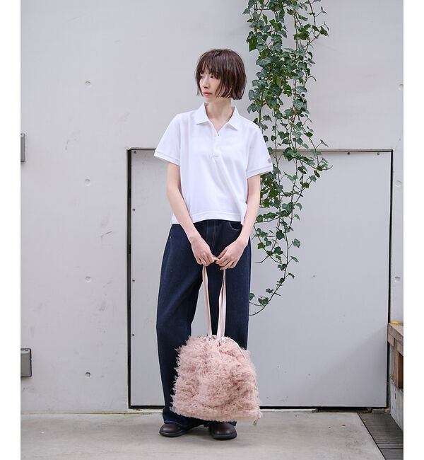 Rouge vif「【Ampersand / アンパサンド】Tulle frill bag/ME-2」|トートバッグ|