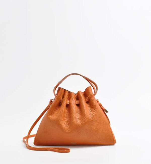 Rouge vif「【blancle/ブランクレ】レザーギャザー2WAYバッグ/S.LEATHER」|ショルダー・メッセンジャー|