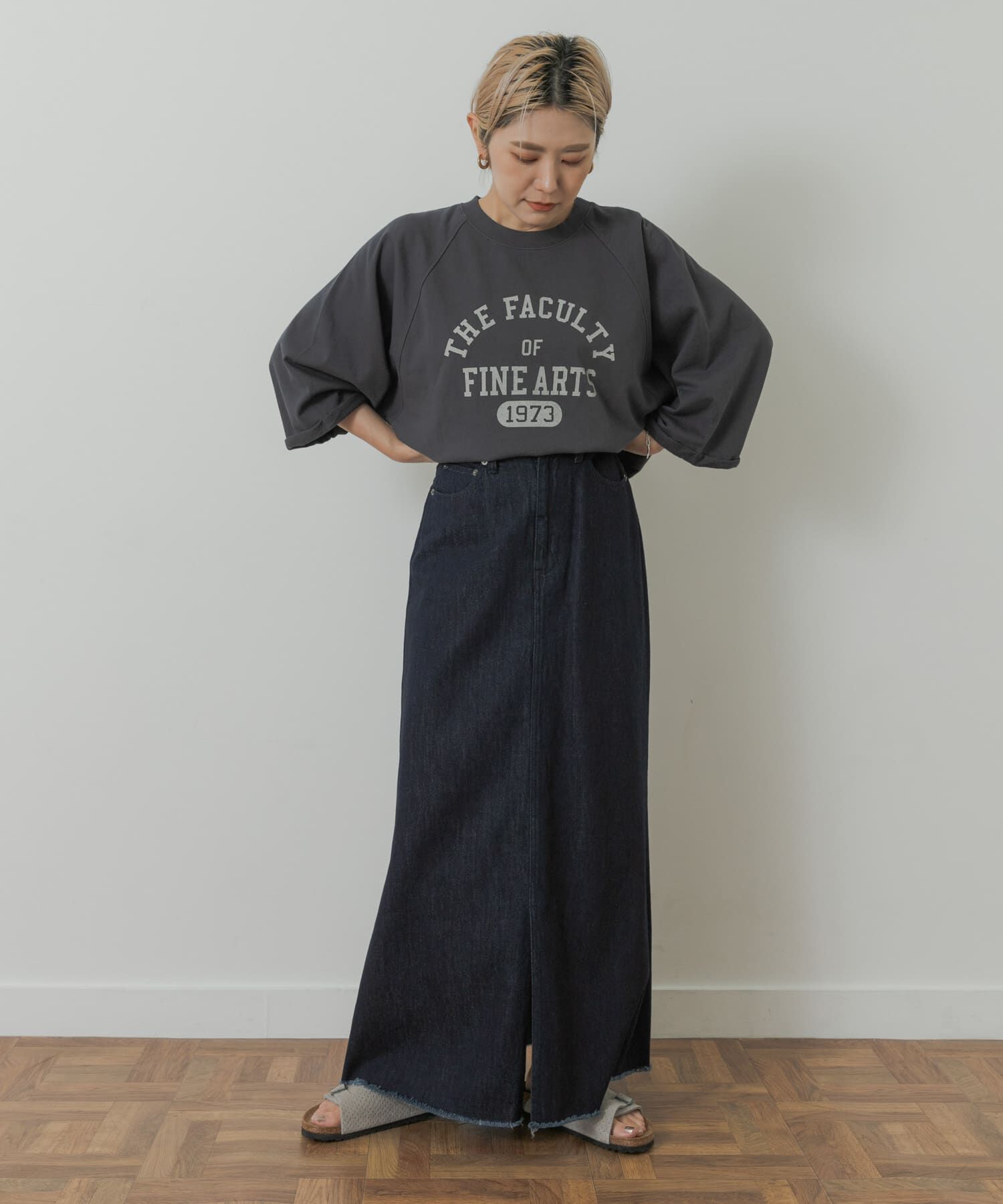 URBAN RESEARCH DOORS「Denim Flare Skirt」|スカート|