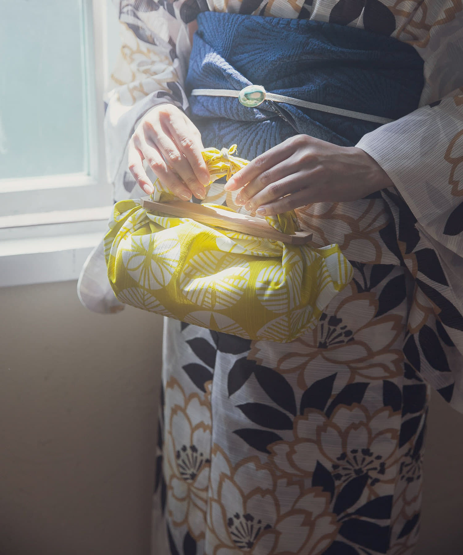 URBAN RESEARCH ROSSO「Furoshiki bag 伊砂文様」|その他|イエロー