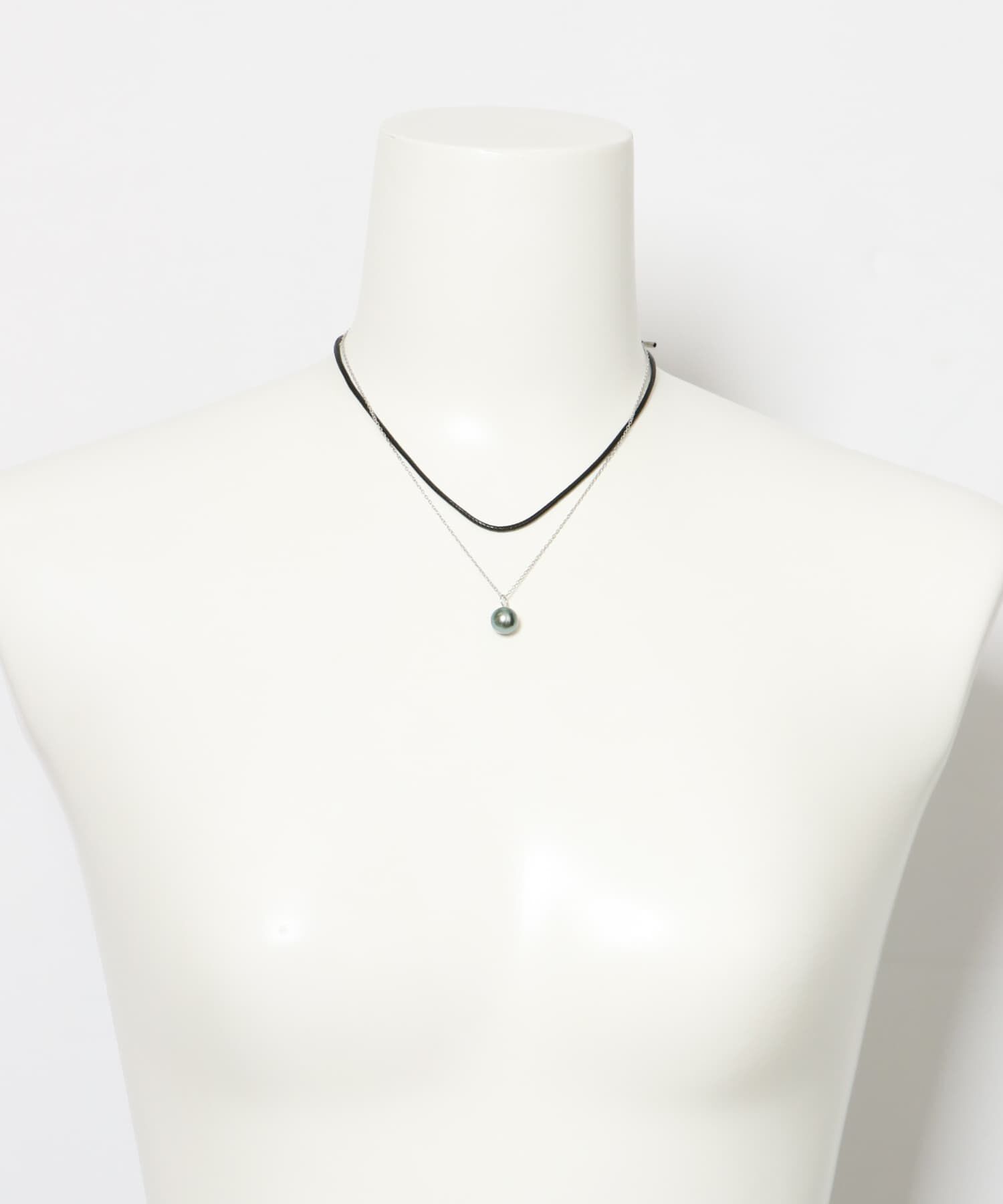 URBAN RESEARCH ROSSO「Favorible　Black Pearl Combi Necklace」|ネックレス|