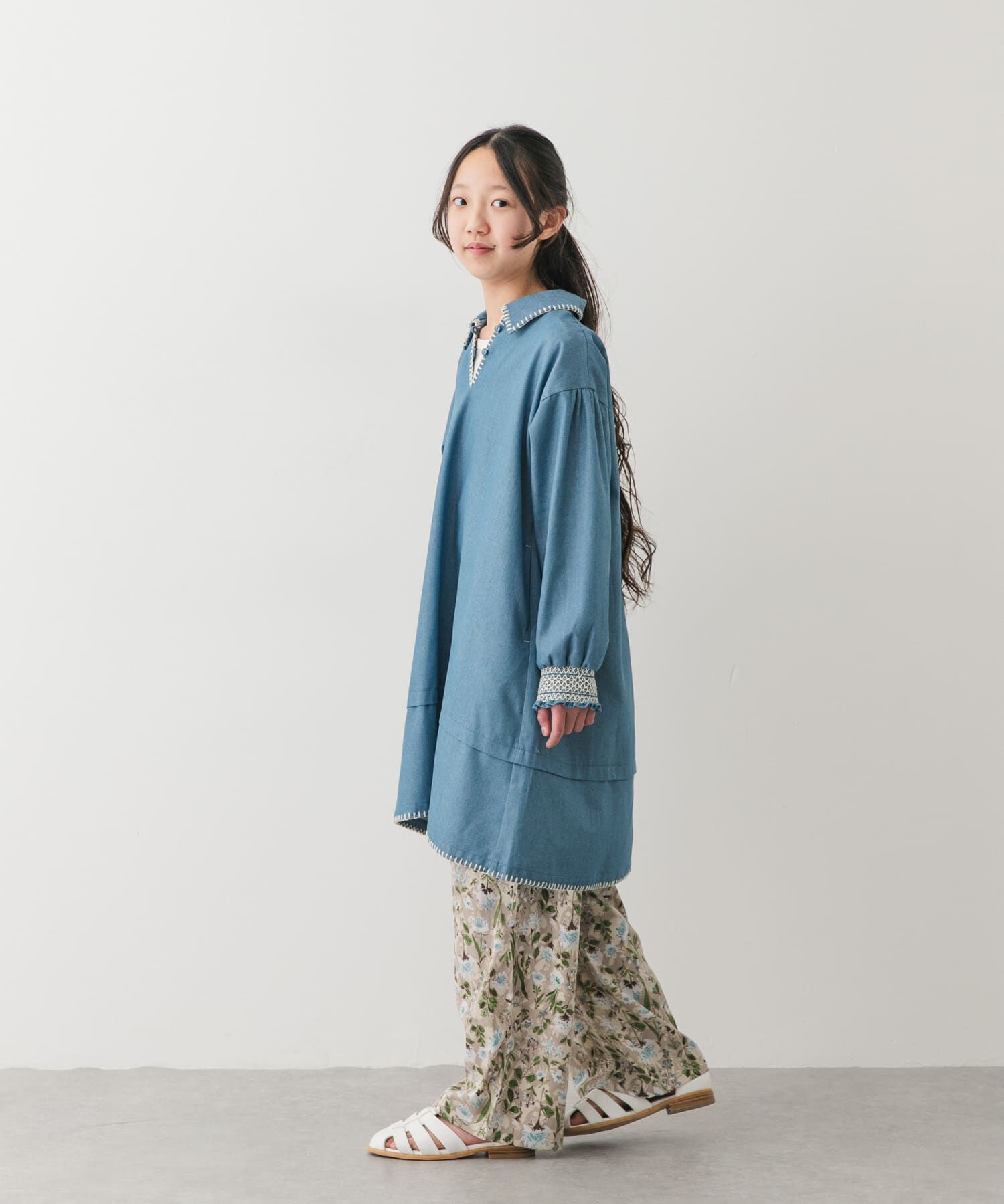 URBAN RESEARCH DOORS「『150サイズ』『親子リンク』フラワープリントイージーパンツ(KIDS)」|その他|