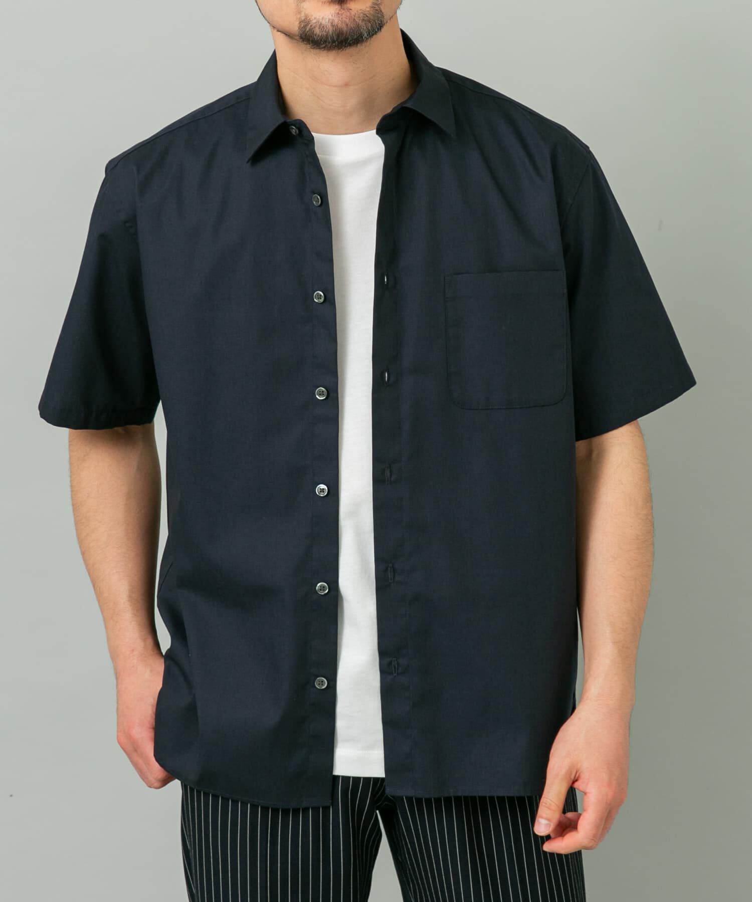 URBAN RESEARCH ROSSO「『XLサイズあり』『防シワ/防臭』アーバンリラックスブロード半袖シャツ」|シャツ・ブラウス|
