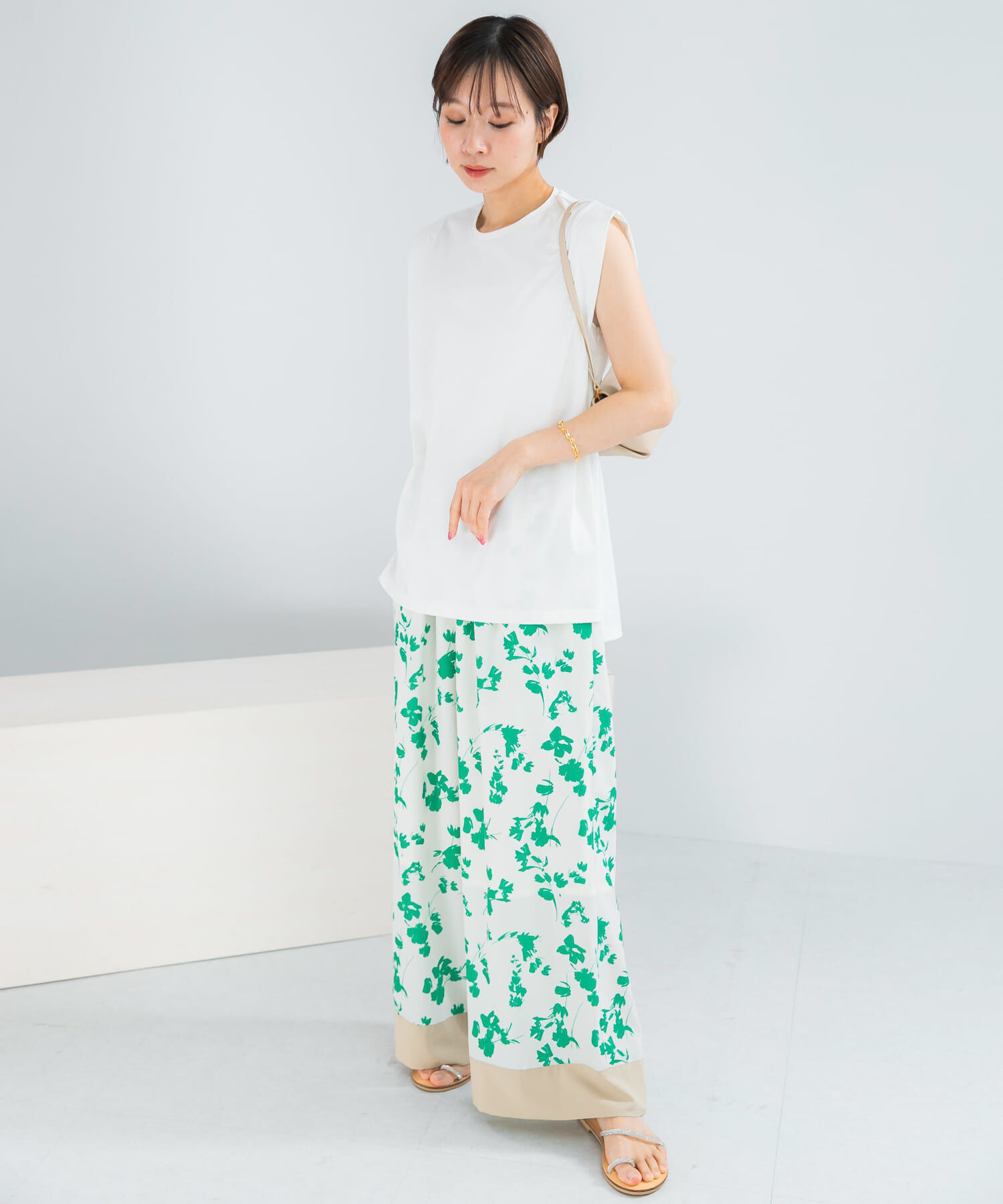 URBAN RESEARCH ROSSO「フラワーモチーフプリントパンツ」|その他|