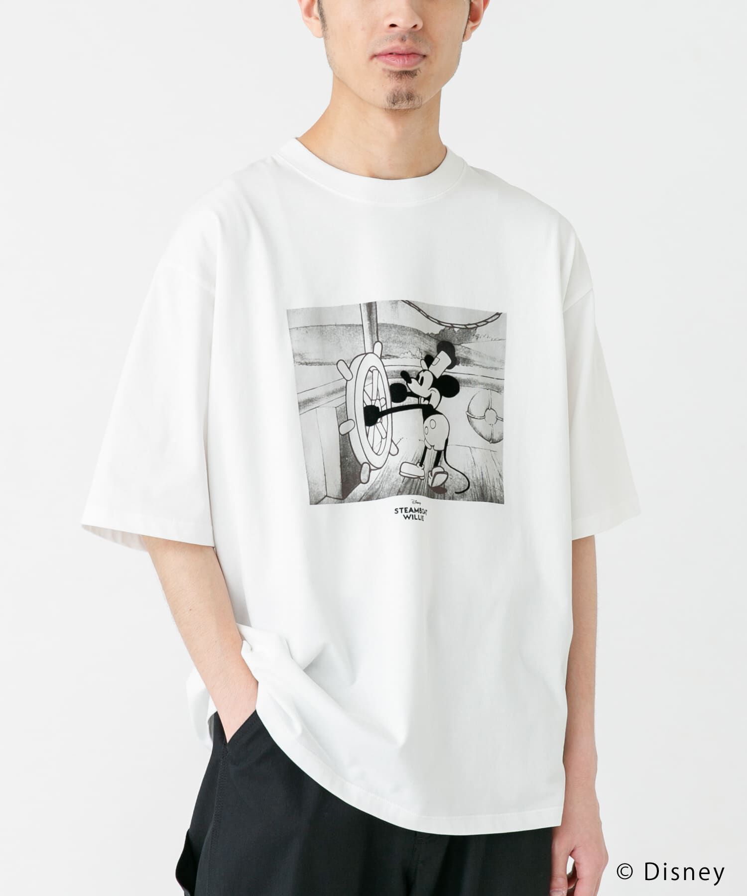 URBAN RESEARCH DOORS「別注/Disney/フロッキープリントTシャツ」|Tシャツ・カットソー|