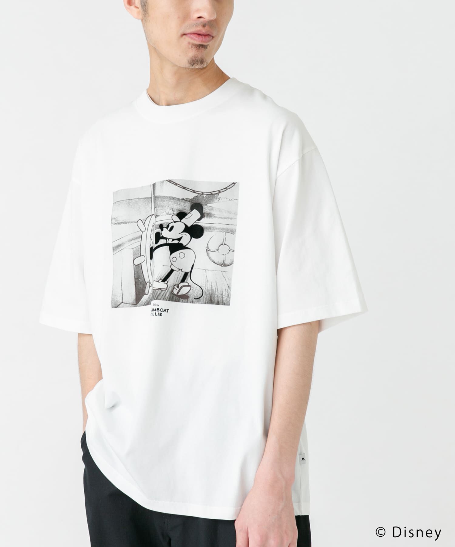 URBAN RESEARCH DOORS「別注/Disney/フロッキープリントTシャツ」|Tシャツ・カットソー|