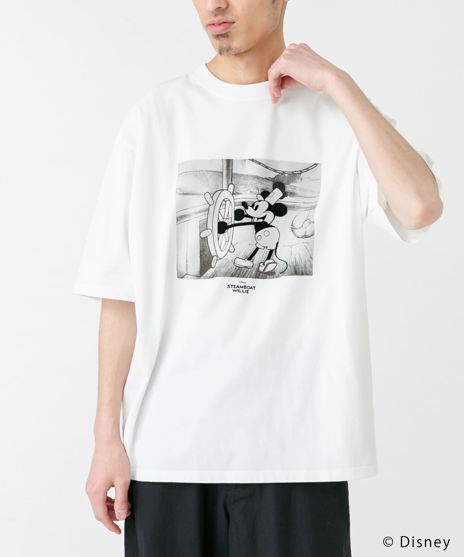 URBAN RESEARCH DOORS「別注/Disney/フロッキープリントTシャツ」|Tシャツ・カットソー|