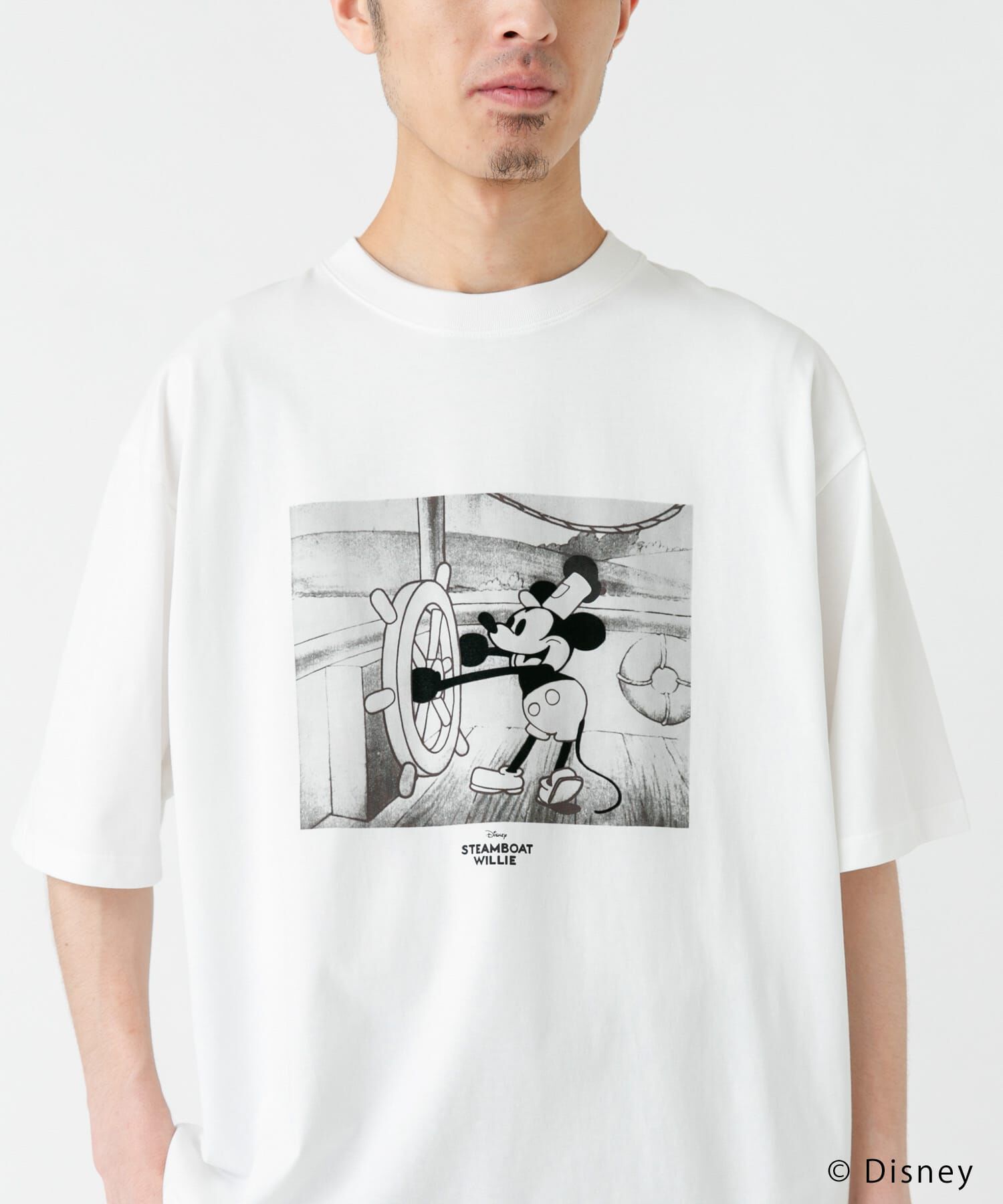 URBAN RESEARCH DOORS「別注/Disney/フロッキープリントTシャツ」|Tシャツ・カットソー|