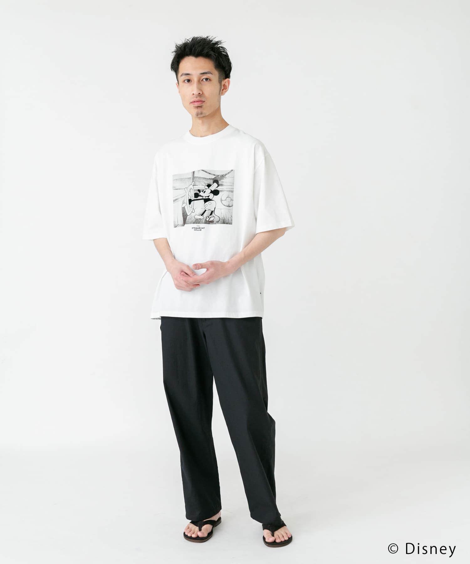 URBAN RESEARCH DOORS「別注/Disney/フロッキープリントTシャツ」|Tシャツ・カットソー|