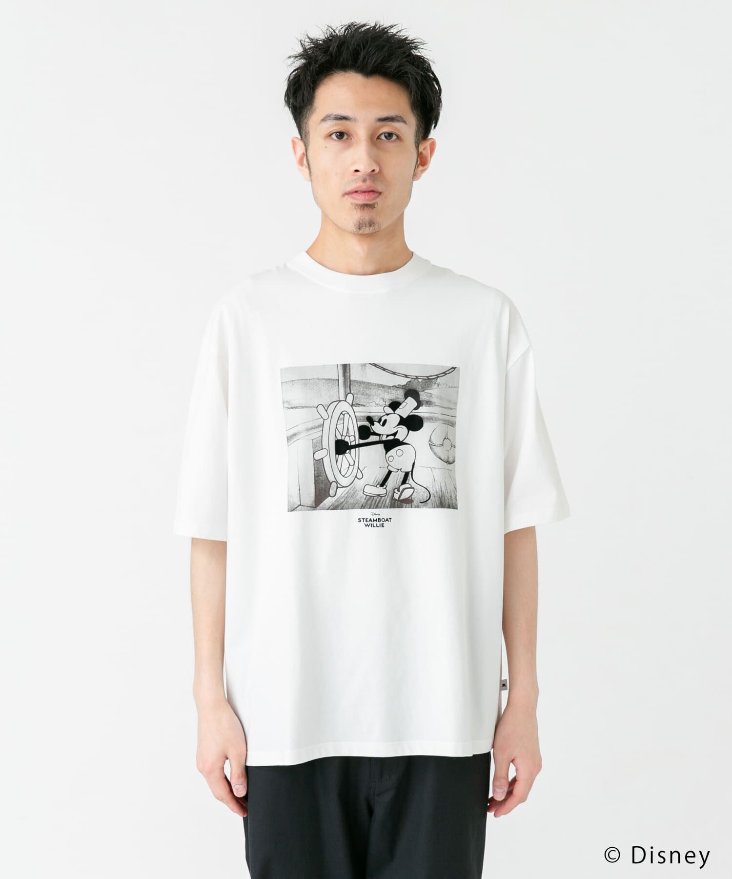 URBAN RESEARCH DOORS「別注/Disney/フロッキープリントTシャツ」|Tシャツ・カットソー|