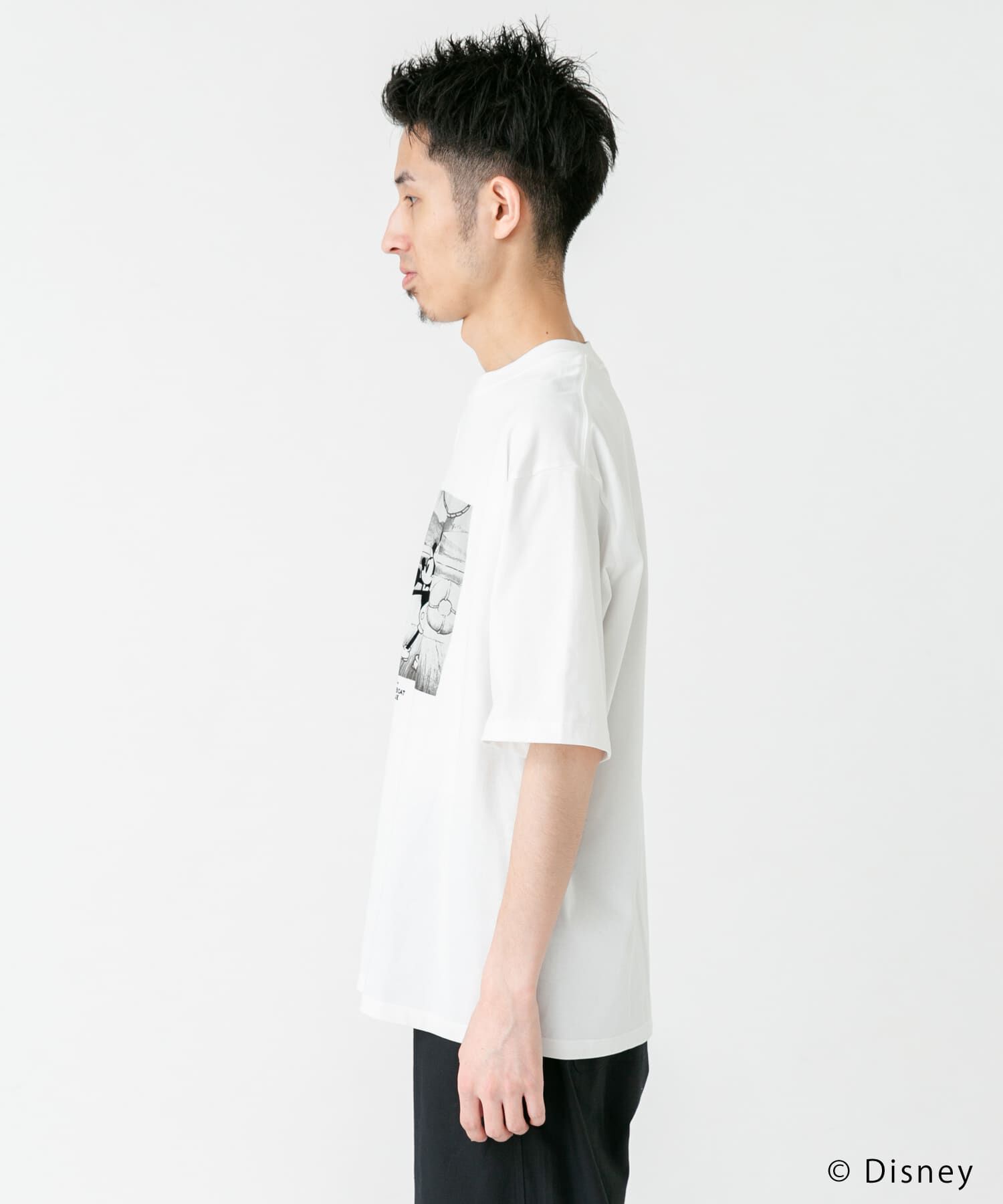 URBAN RESEARCH DOORS「別注/Disney/フロッキープリントTシャツ」|Tシャツ・カットソー|