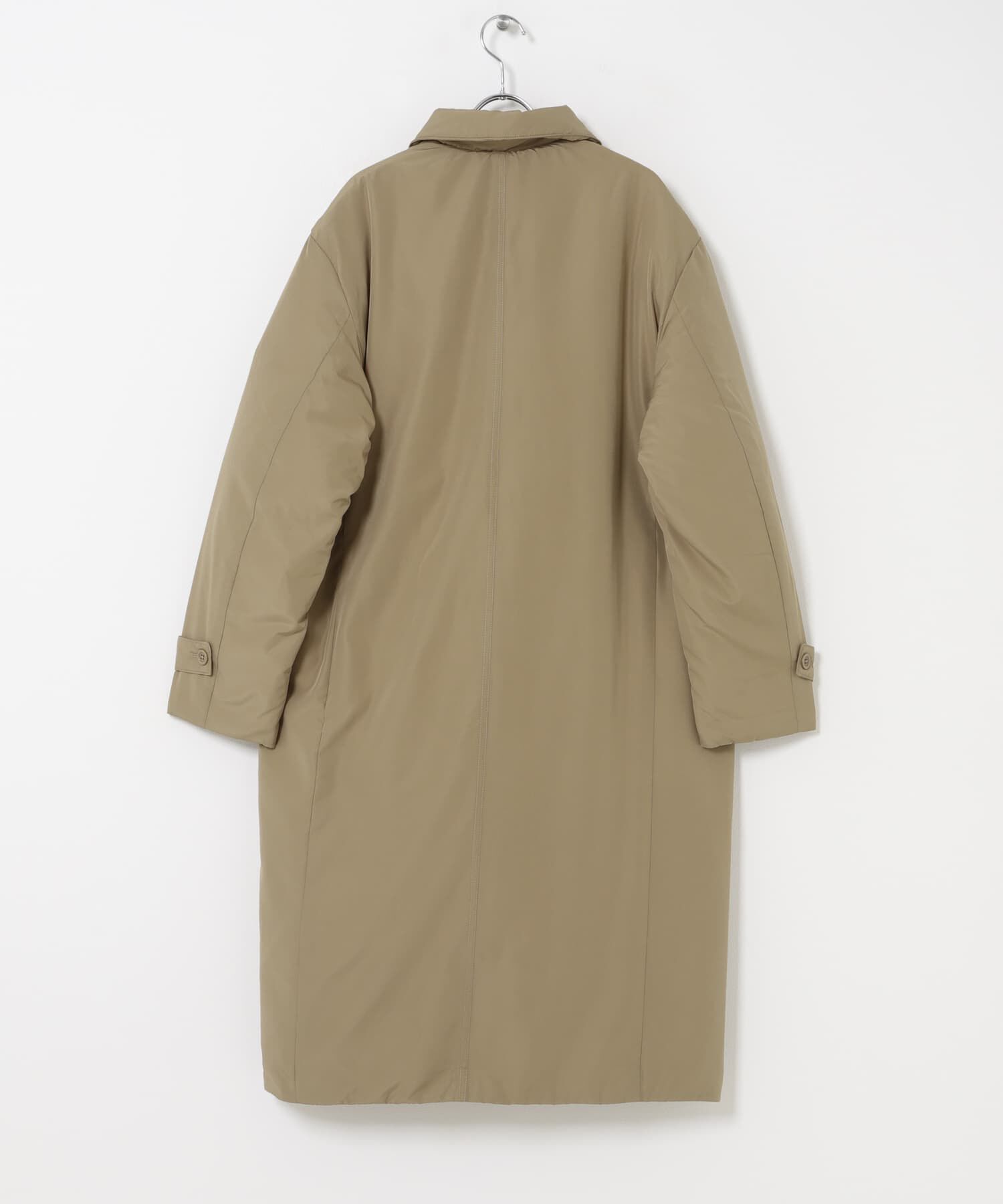 URBAN RESEARCH DOORS「ステッチレスライトダウンロングコート」|ノーカラーコート|