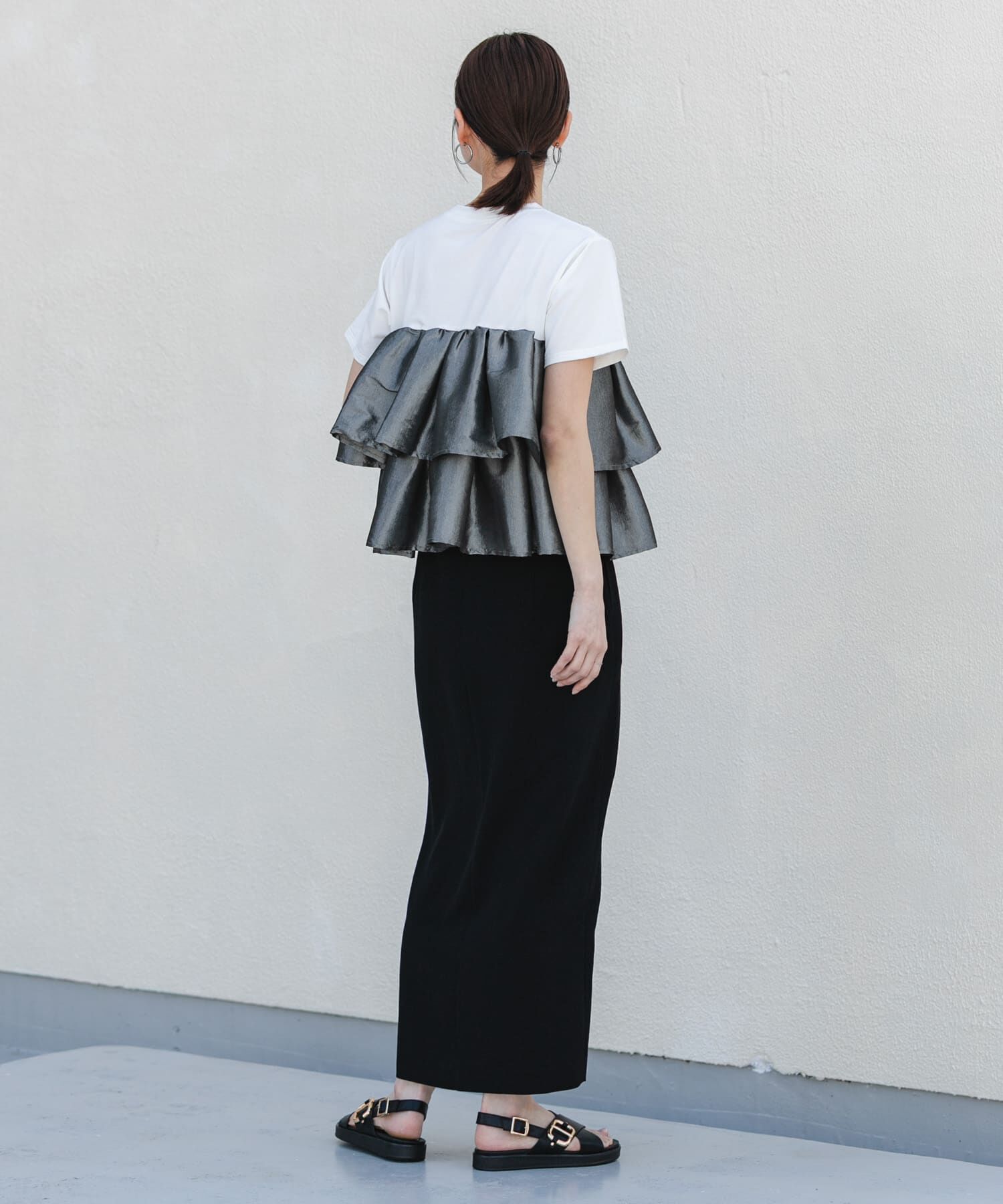 SENSE OF PLACE by URBAN RESEARCH「『UR TECH DRYLUXE』リネンライクスリットタイトスカート」|スカート|
