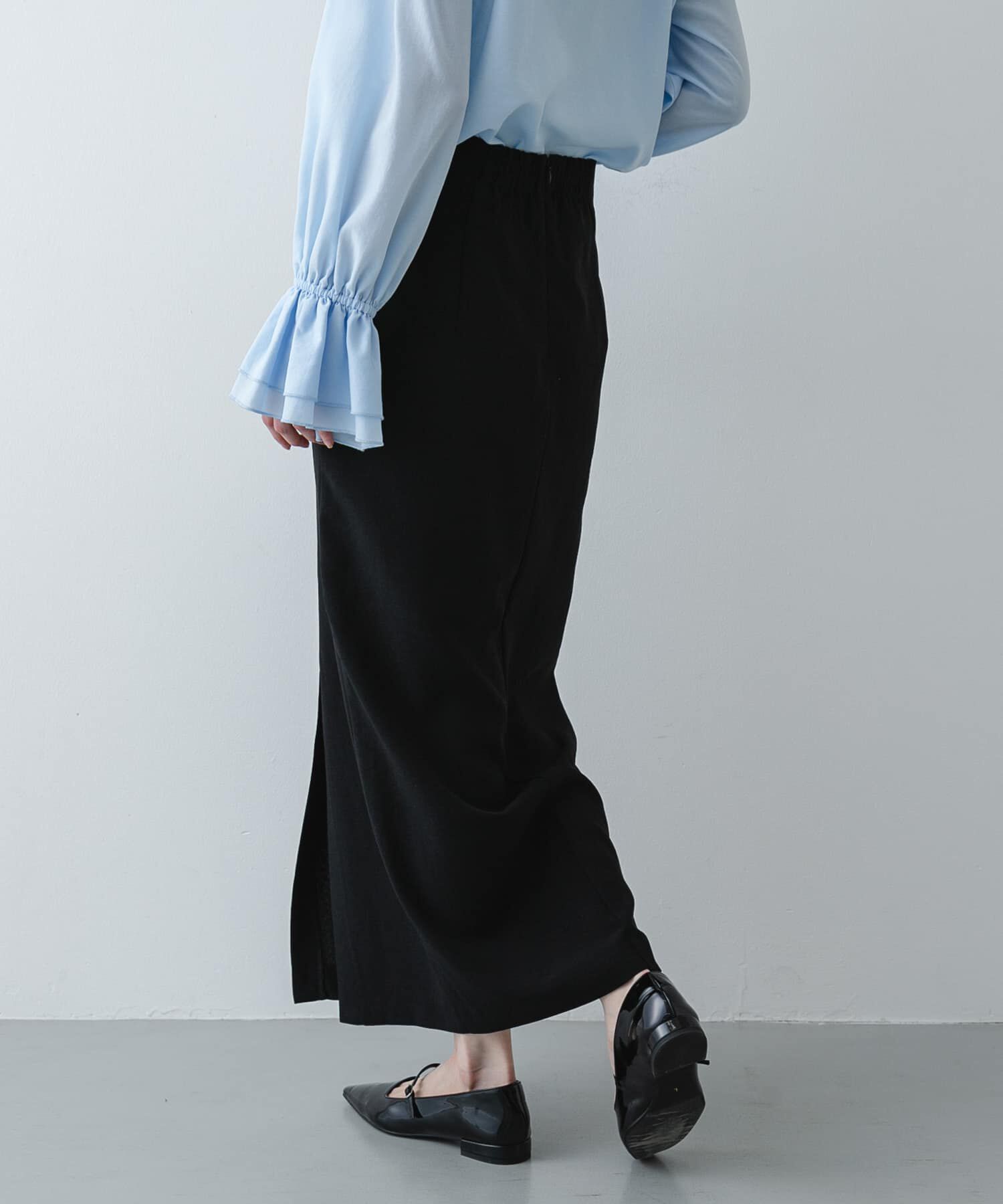 SENSE OF PLACE by URBAN RESEARCH「『UR TECH DRYLUXE』リネンライクスリットタイトスカート」|スカート|
