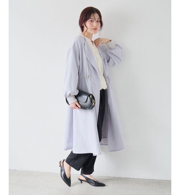  「タンブラーオックスノーカラーコート」|ノーカラーコート|
