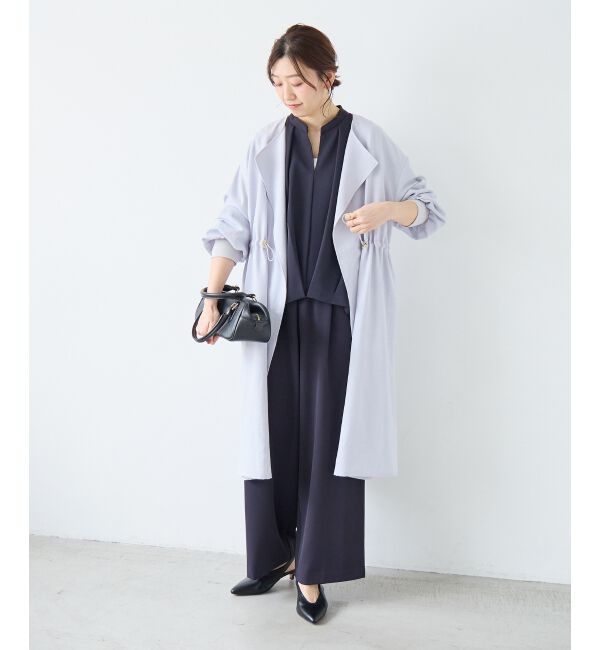  「タンブラーオックスノーカラーコート」|ノーカラーコート|