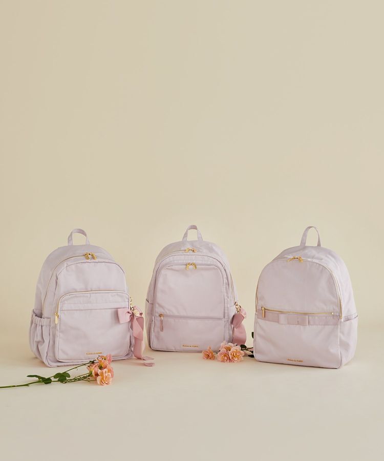 Maison de FLEUR「撥水加工ポケットリボンリュック」|リュック|