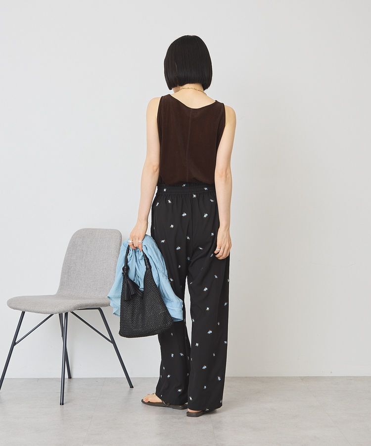 AMERICAN HOLIC「花柄刺繍イージーパンツ」|その他|
