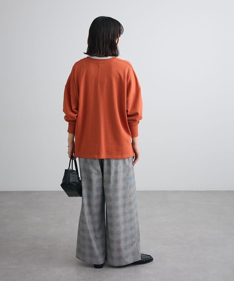Green Parks「深Vネック裏毛プルオーバー」|Tシャツ・カットソー|