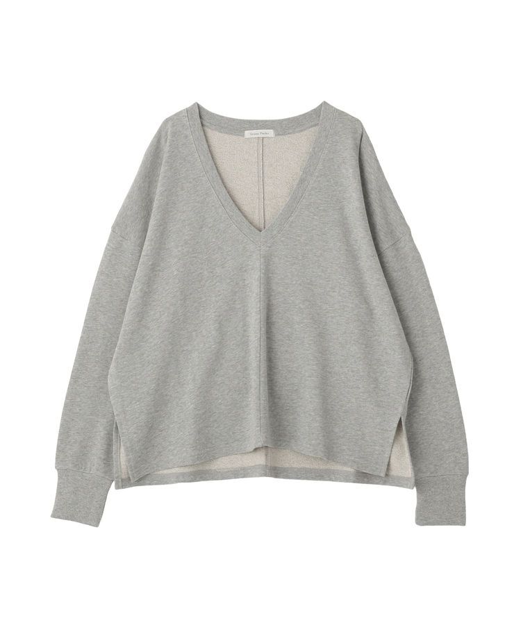 Green Parks「深Vネック裏毛プルオーバー」|Tシャツ・カットソー|Gray Mixture