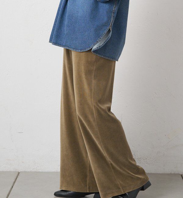  「ピグメントベロアパンツ」|その他|