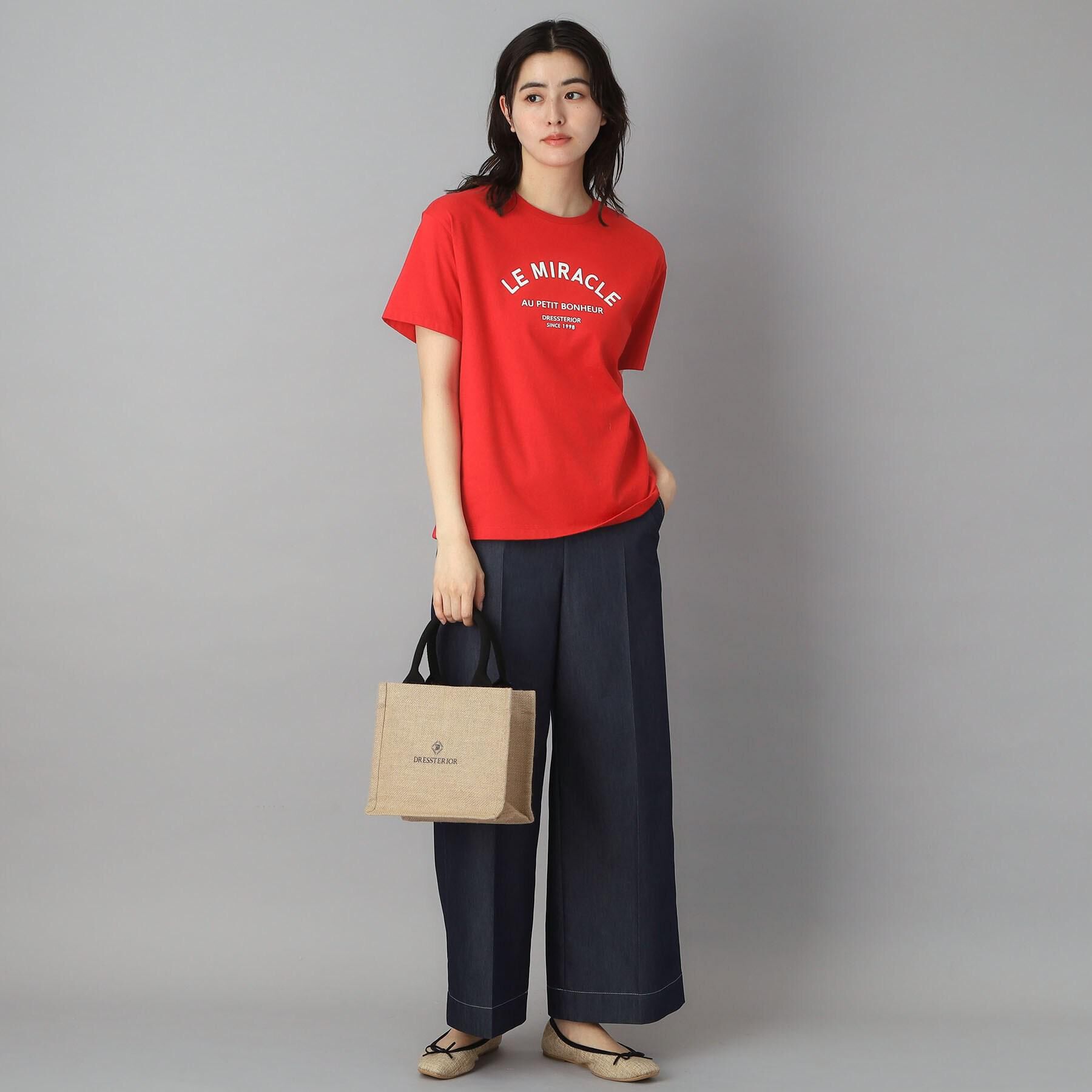 DRESSTERIOR「ジュートキャンバス ミニバッグ」|トートバッグ|