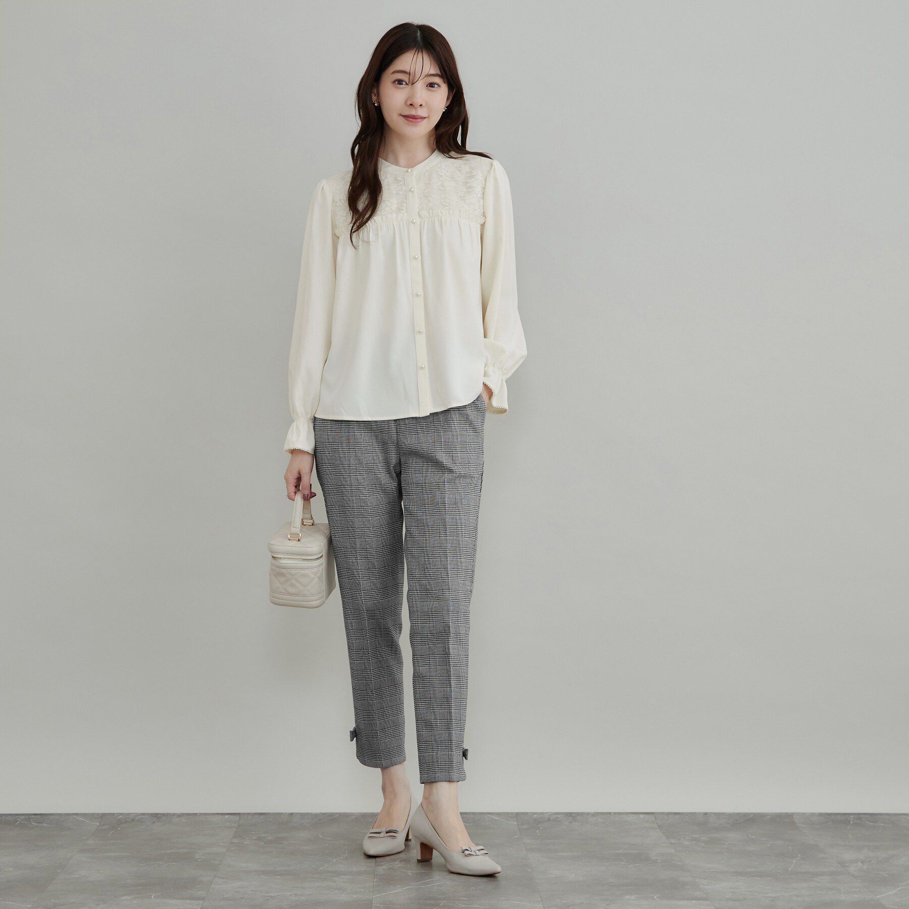 Couture broach「裾リボン カーブスリットハイパーパンツ」|その他|