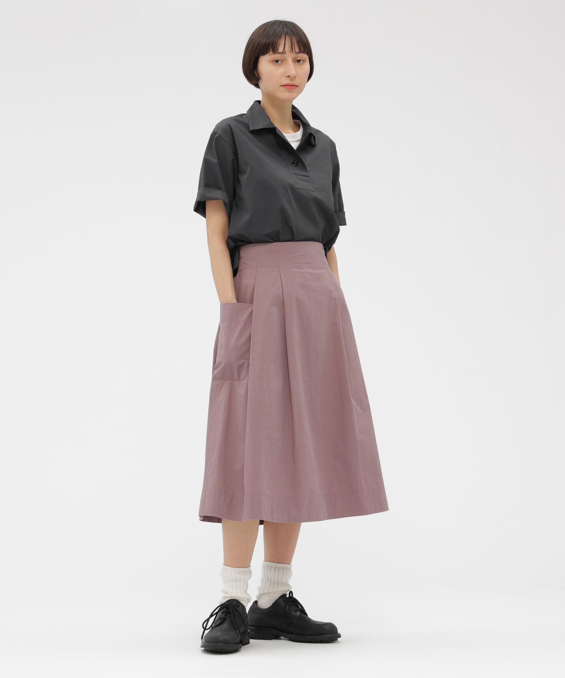MHL.「COMPACT COTTON POPLIN SHIRT」|シャツ・ブラウス|