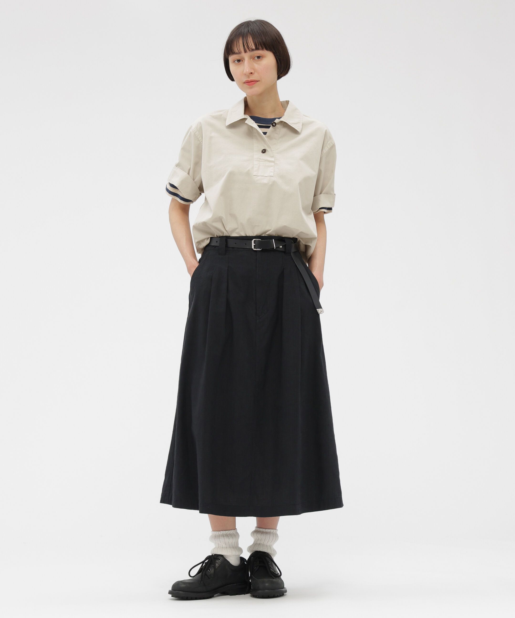 MHL.「COMPACT COTTON POPLIN SHIRT」|シャツ・ブラウス|