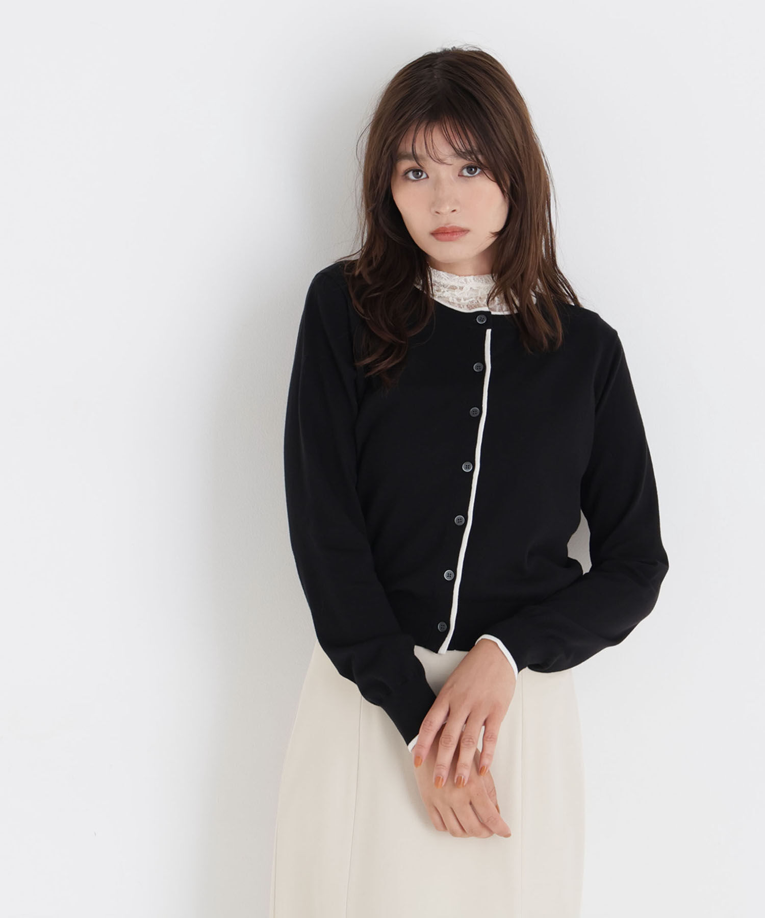  「<EC限定ｶﾗｰ:ﾈｲﾋﾞｰ系><ちょうど､いい服>&ldquo;それどこの?褒められ配 」|ニット・セーター|