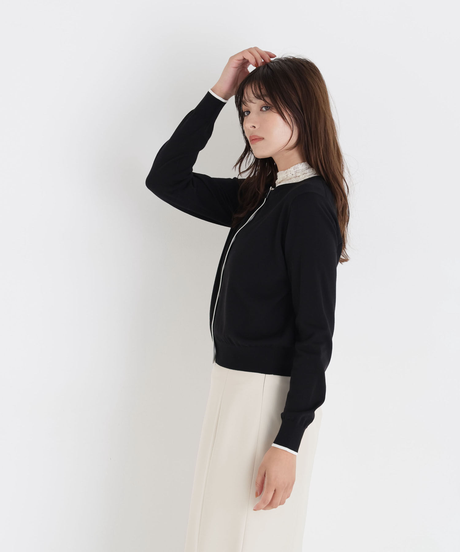  「<EC限定ｶﾗｰ:ﾈｲﾋﾞｰ系><ちょうど､いい服>&ldquo;それどこの?褒められ配 」|ニット・セーター|