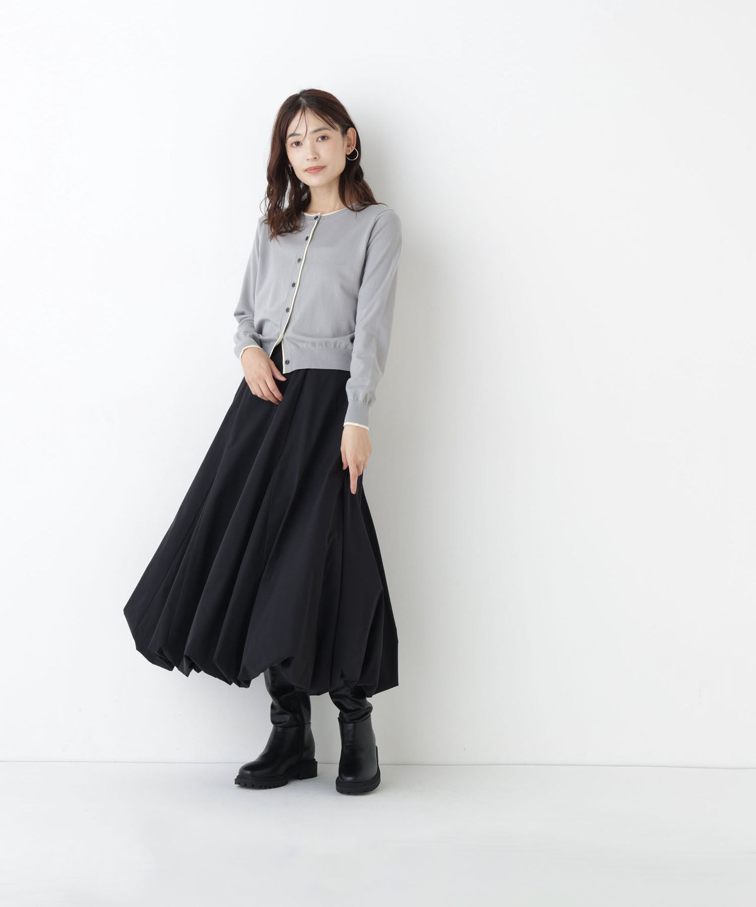  「<EC限定ｶﾗｰ:ﾈｲﾋﾞｰ系><ちょうど､いい服>&ldquo;それどこの?褒められ配 」|ニット・セーター|