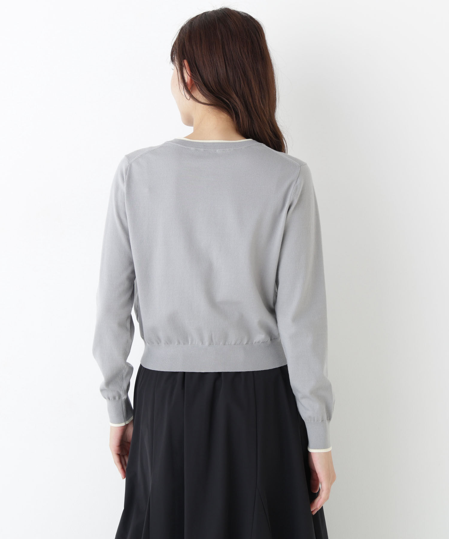 「<EC限定ｶﾗｰ:ﾈｲﾋﾞｰ系><ちょうど､いい服>&ldquo;それどこの?褒められ配 」|ニット・セーター|