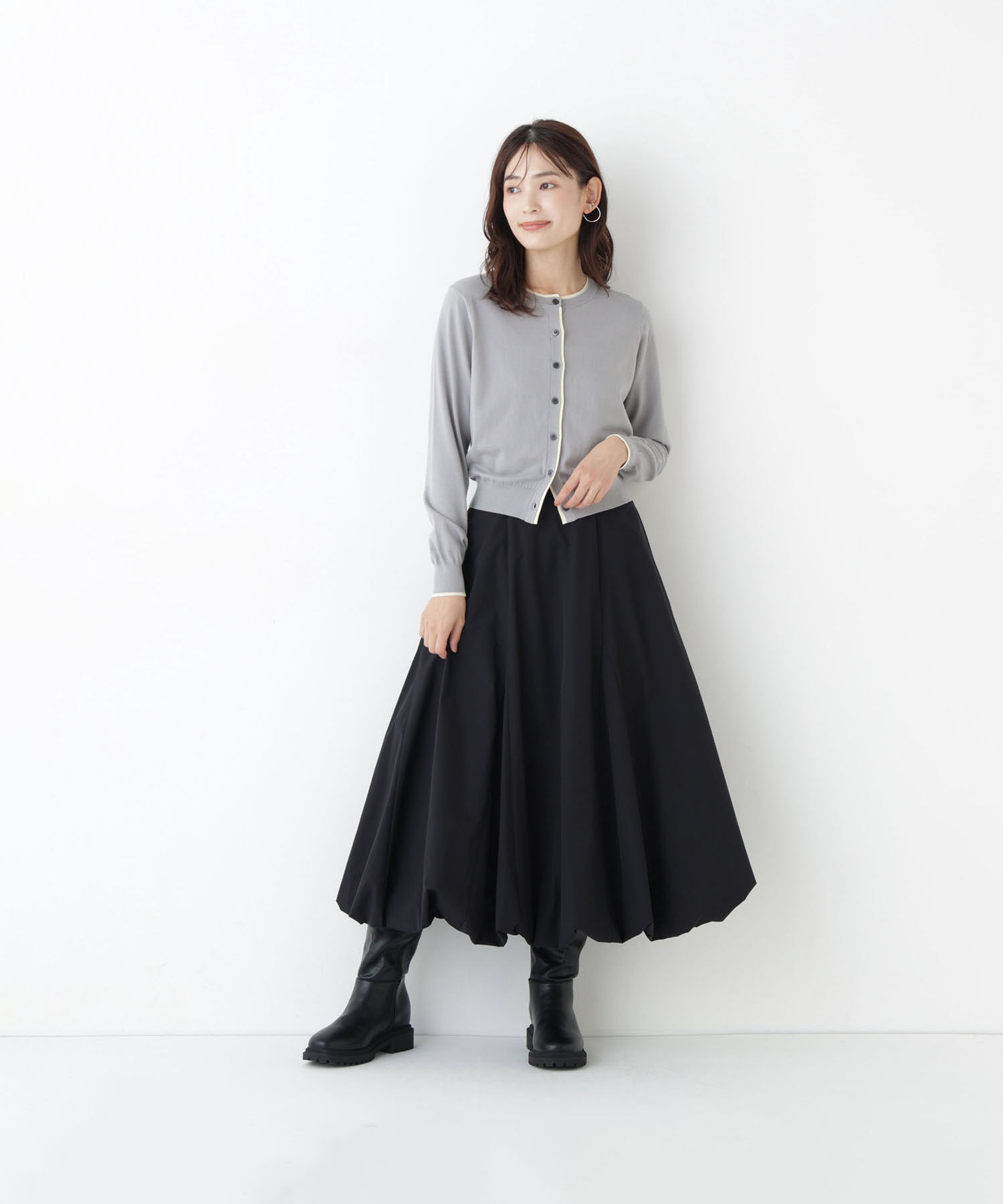  「<EC限定ｶﾗｰ:ﾈｲﾋﾞｰ系><ちょうど､いい服>&ldquo;それどこの?褒められ配 」|ニット・セーター|