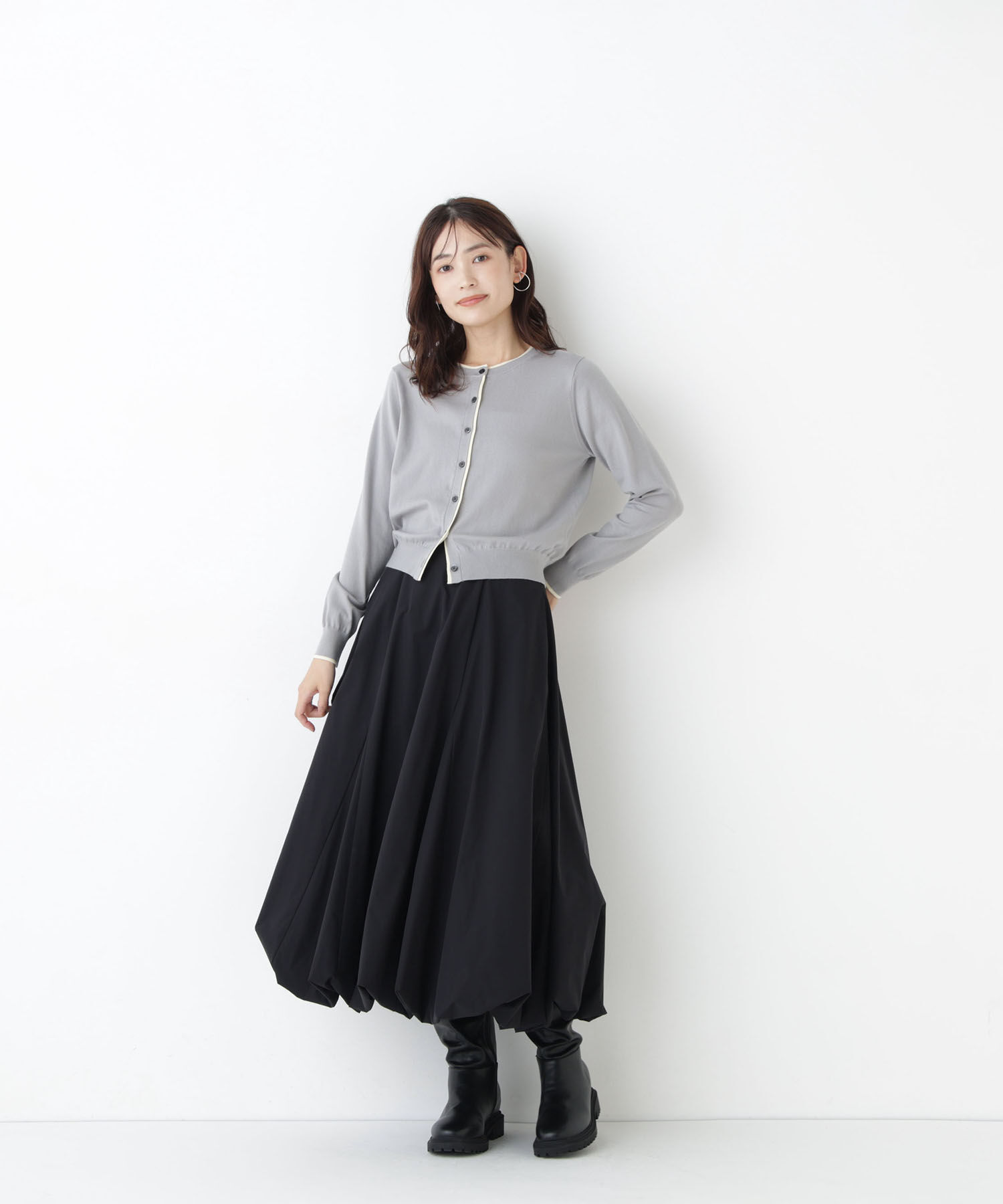  「<EC限定ｶﾗｰ:ﾈｲﾋﾞｰ系><ちょうど､いい服>&ldquo;それどこの?褒められ配 」|ニット・セーター|
