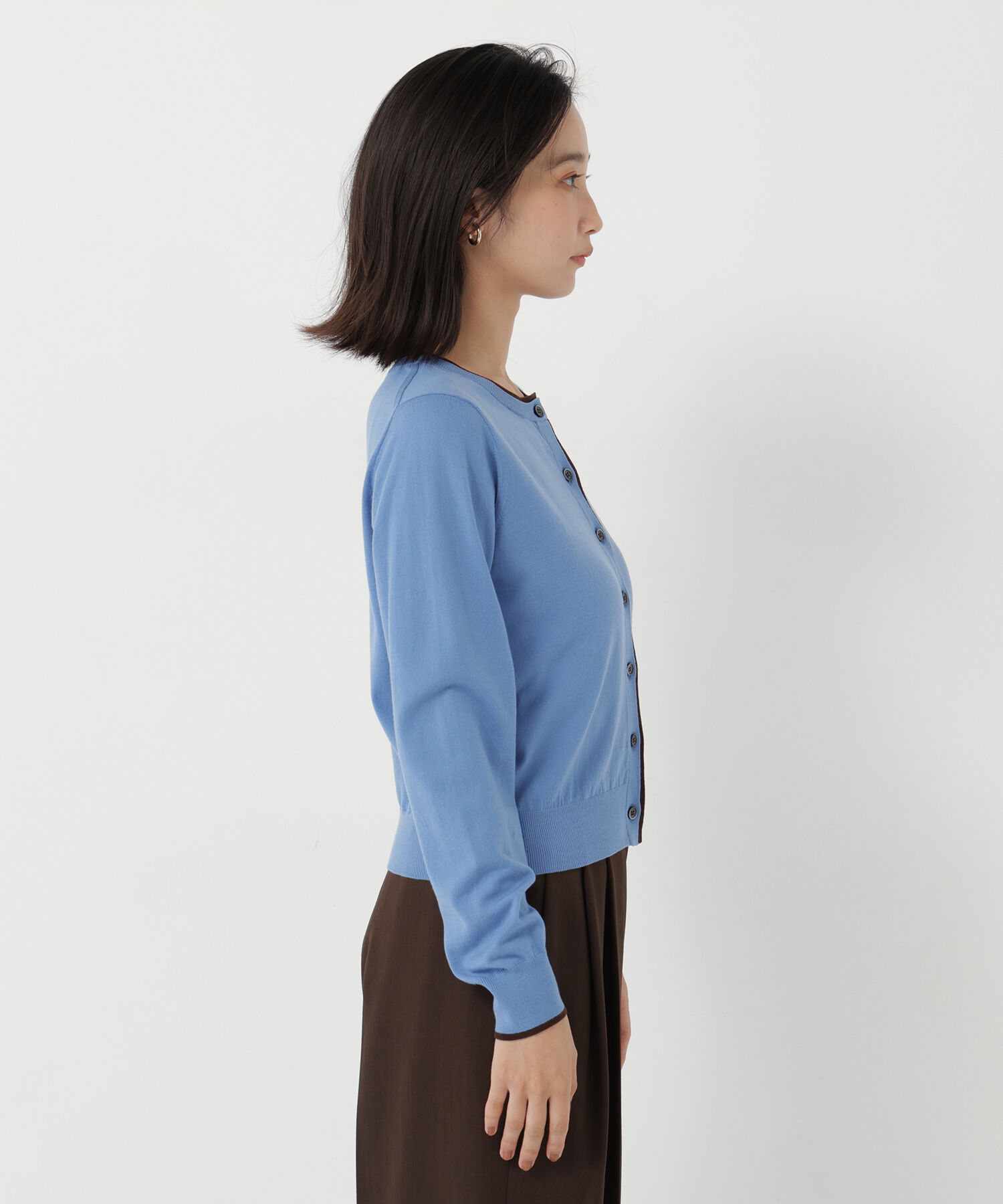  「<EC限定ｶﾗｰ:ﾈｲﾋﾞｰ系><ちょうど､いい服>&ldquo;それどこの?褒められ配 」|ニット・セーター|