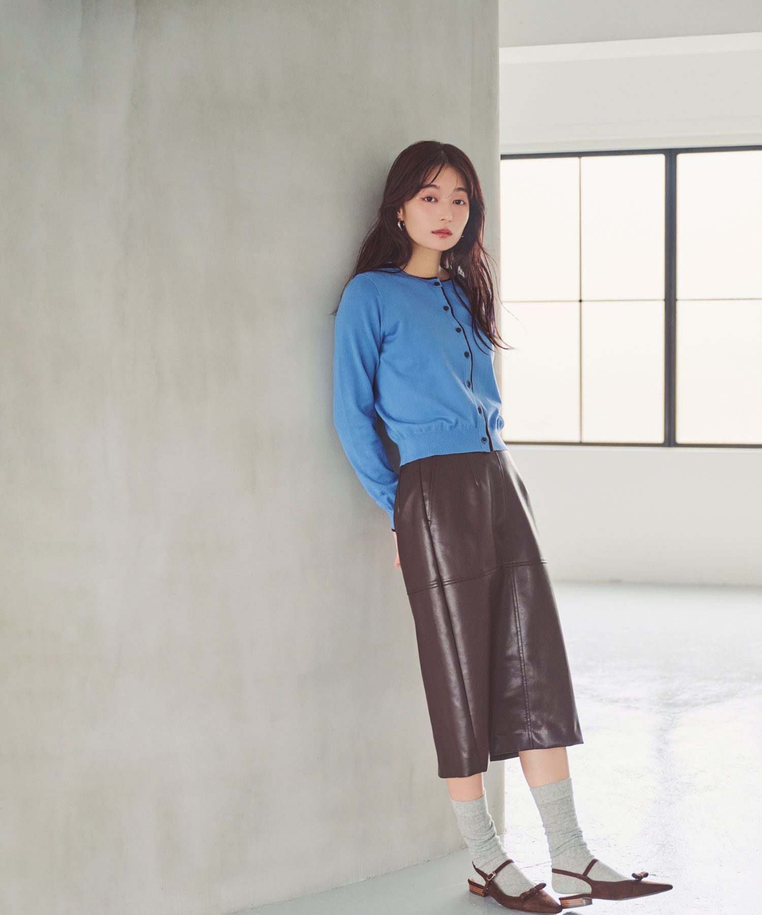  「<EC限定ｶﾗｰ:ﾈｲﾋﾞｰ系><ちょうど､いい服>&ldquo;それどこの?褒められ配 」|ニット・セーター|