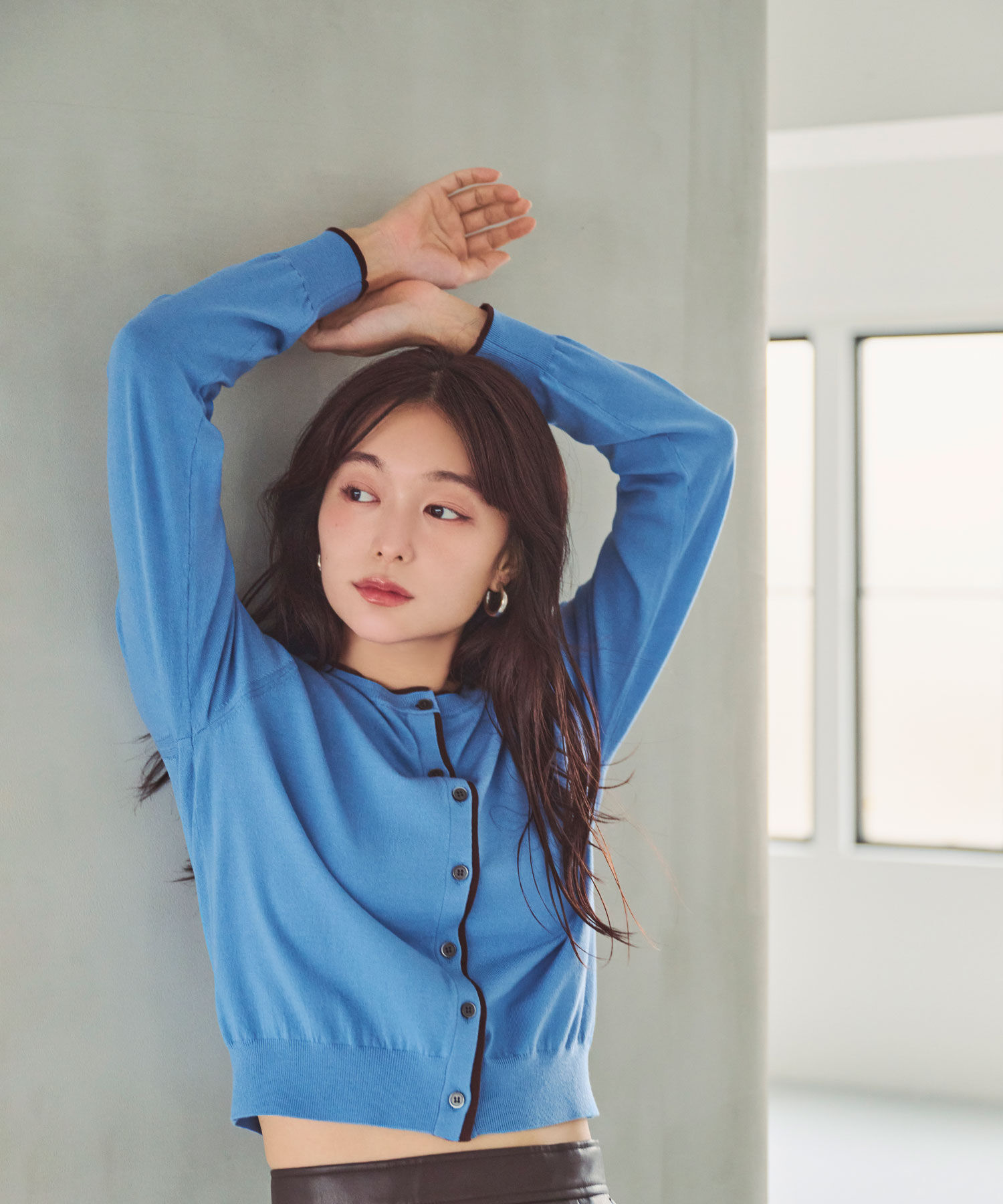  「<EC限定ｶﾗｰ:ﾈｲﾋﾞｰ系><ちょうど､いい服>&ldquo;それどこの?褒められ配 」|ニット・セーター|