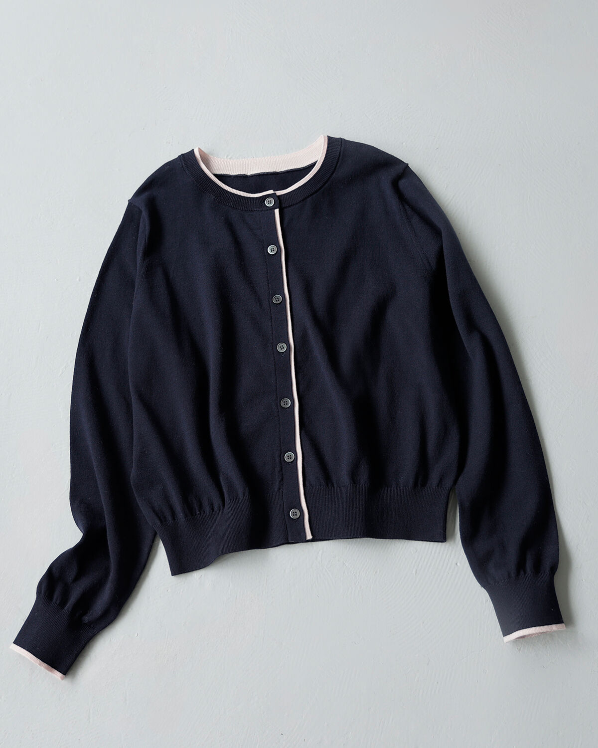  「<EC限定ｶﾗｰ:ﾈｲﾋﾞｰ系><ちょうど､いい服>&ldquo;それどこの?褒められ配 」|ニット・セーター|ネイビー系2