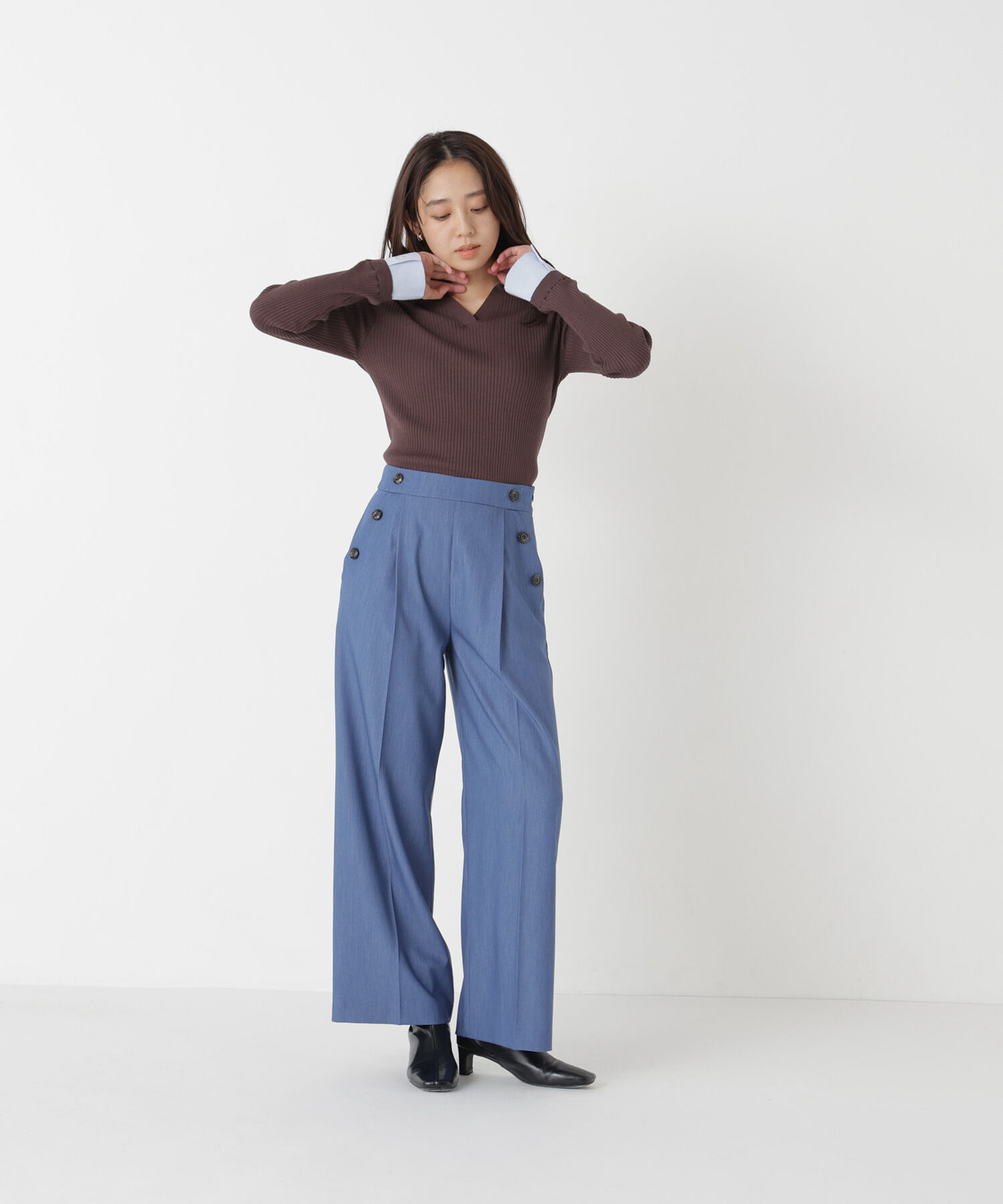  「デニムライク SETUP パンツ」|その他|