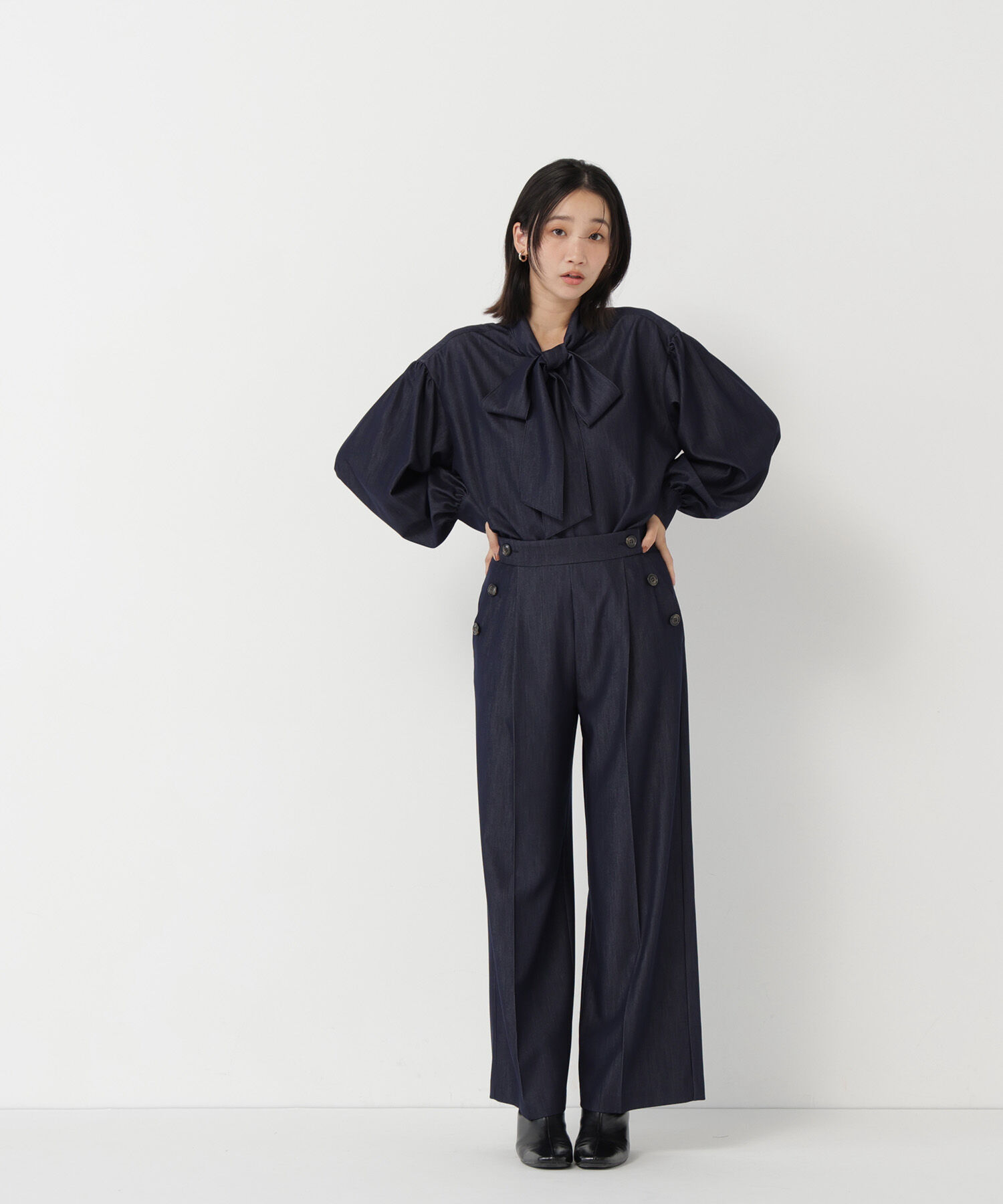  「デニムライク SETUP パンツ」|その他|