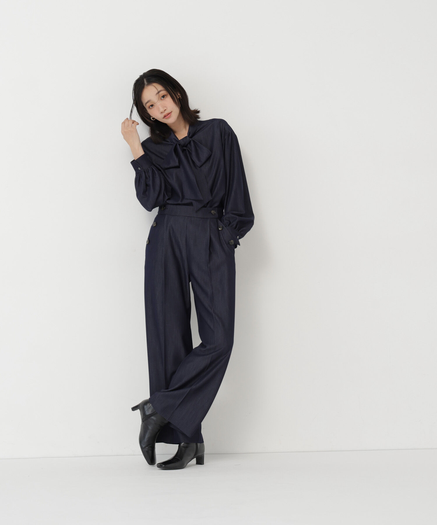  「デニムライク SETUP パンツ」|その他|
